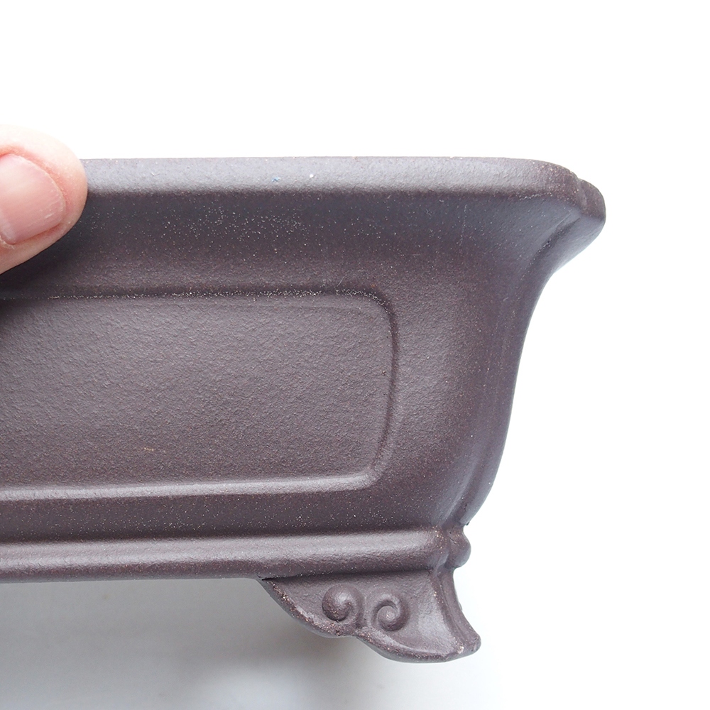 Schale 26 x 19 x 9 cm braun