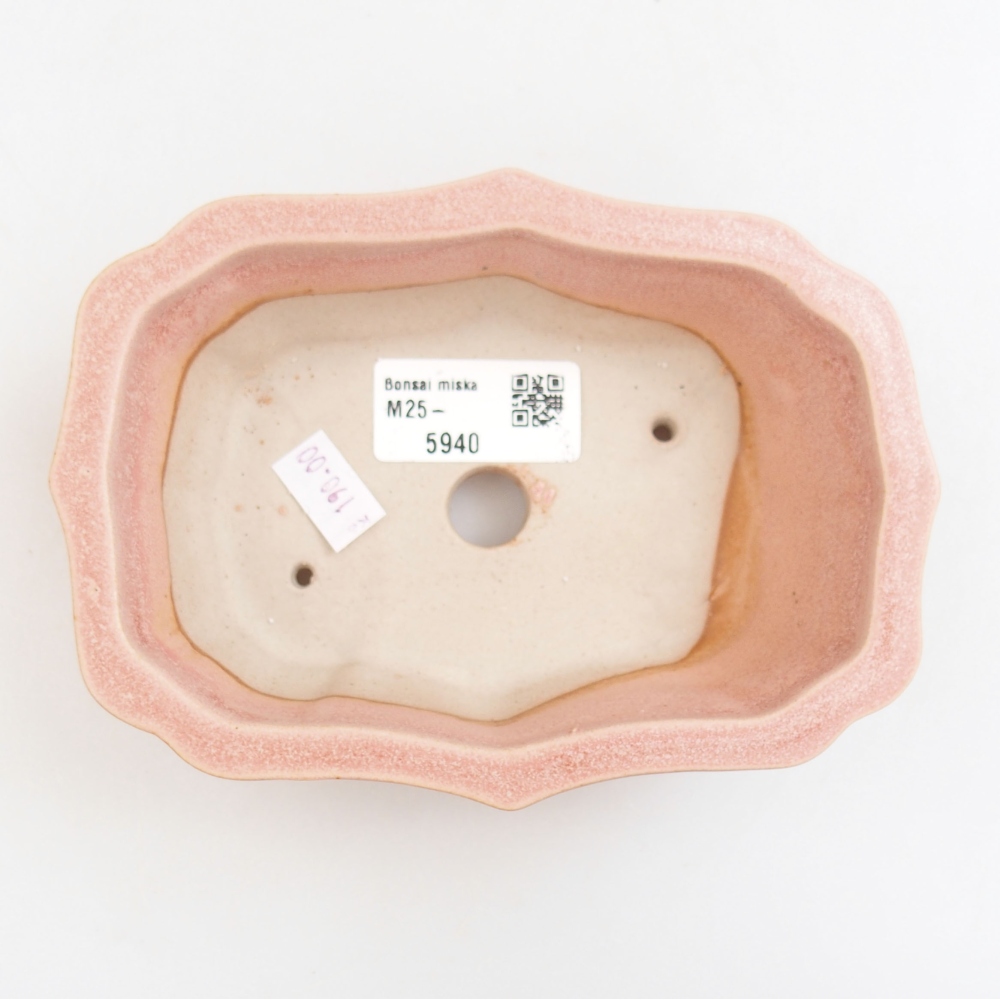 Bonsaischale aus Keramik 15,5 x 12 x 6 cm, Farbe blau