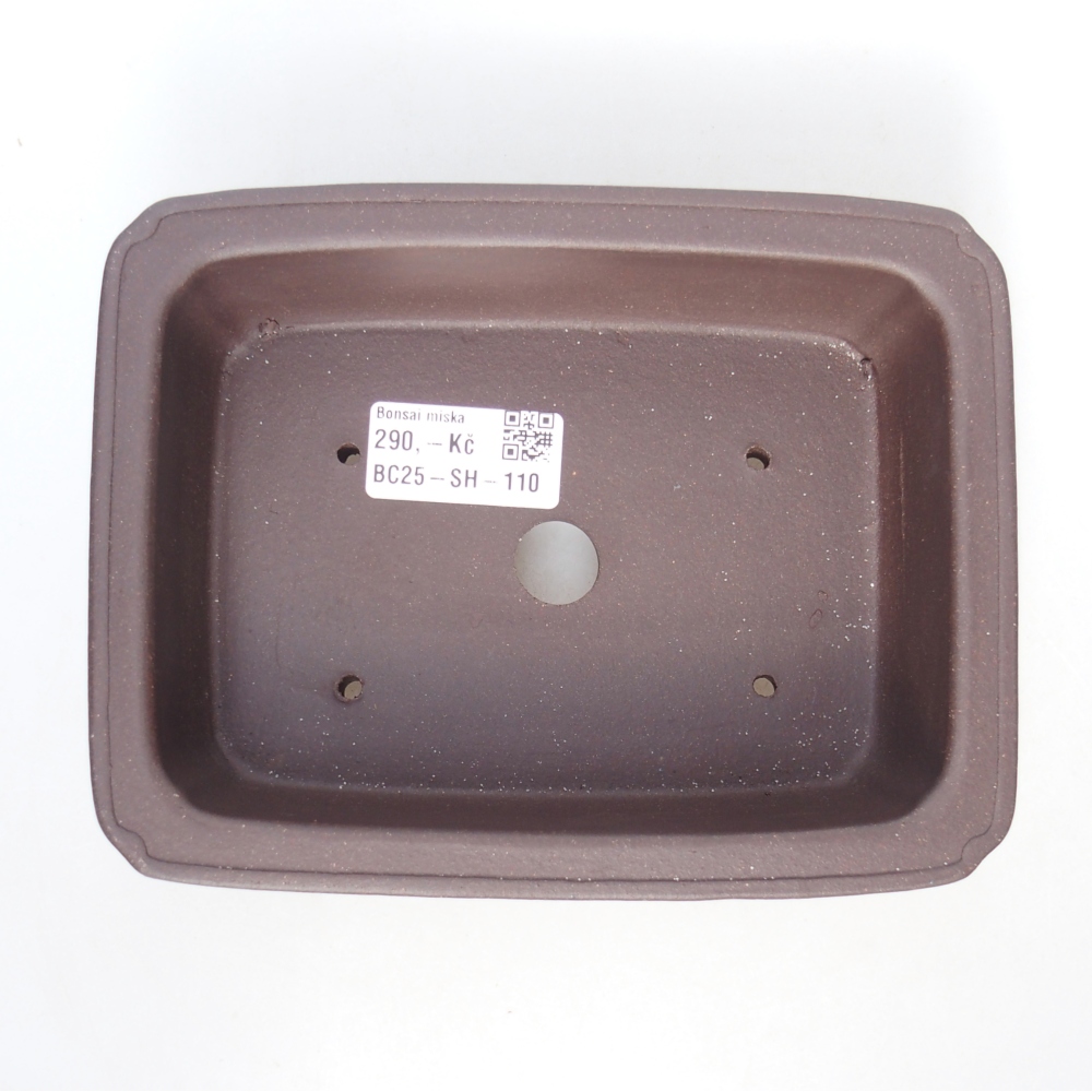 Schale 17,5 x 13,5 x 5,5 cm braun