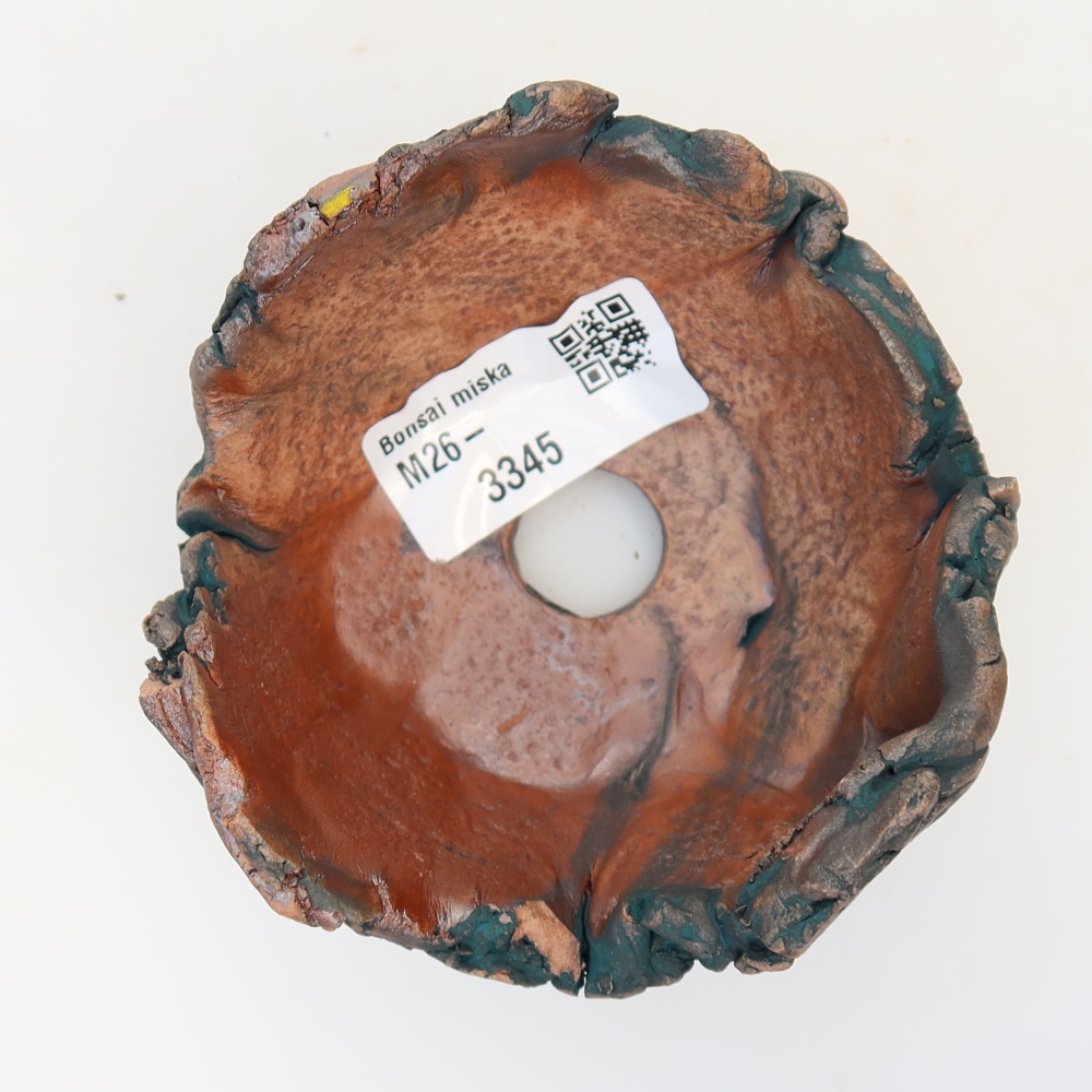 Keramikschale 9 x 9 x 5,5 cm , Farbe grün