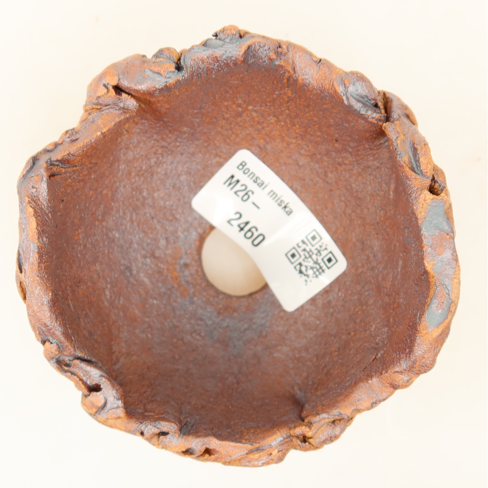Keramikschale 9 x 8,5 x 6 cm , Farbe braun