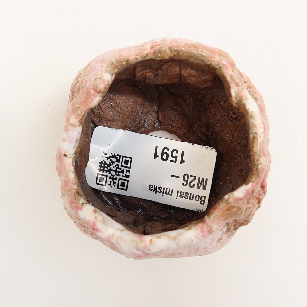 Keramikschale  4,5 x 4,5 x 5 cm , Farbe: Rosa