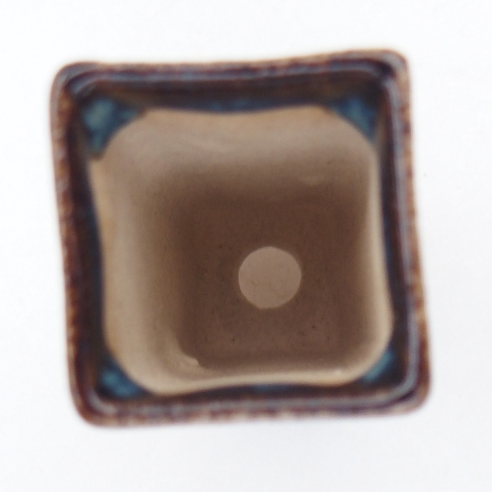 Mini-Bonsaischale 2 x 2 x 5 cm, blau