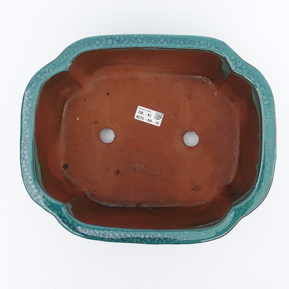 Schale 32 x 26 x 10,5 cm grün-blau