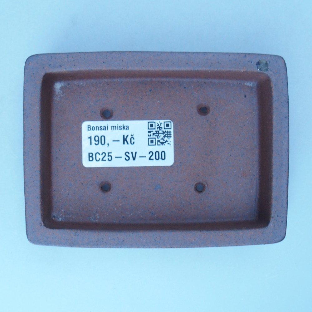 Schale 11 x 8 x 2,5 cm braun