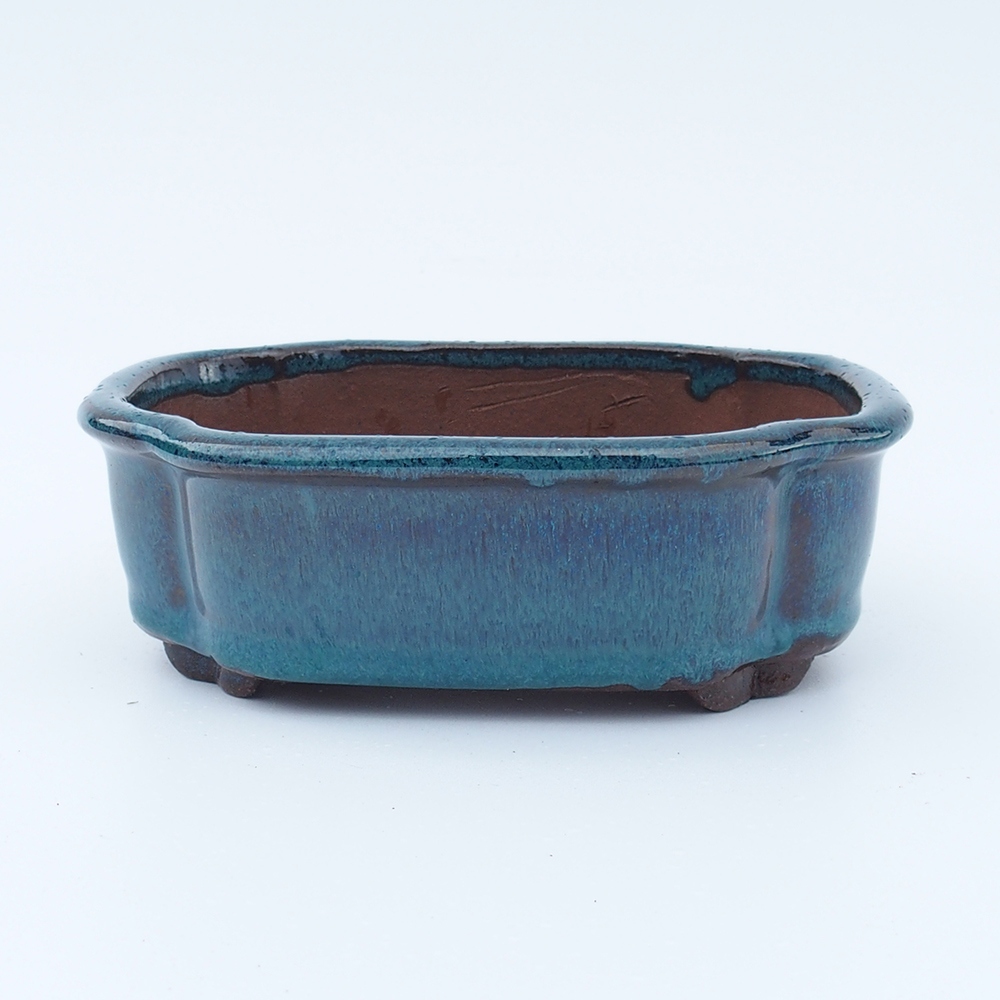 Schale 16 x 13 x 5,5 cm blau-grün