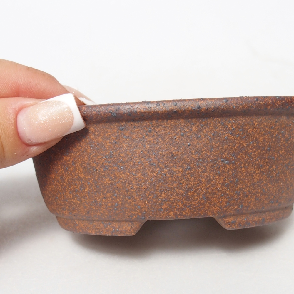 Schale 11 x 9 x 4 cm braun