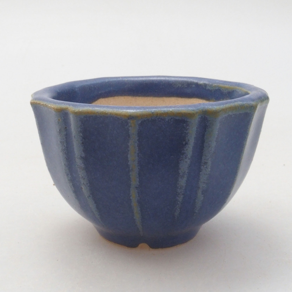 Mini-Bonsaischale 5 x 5 x 3 cm, blau