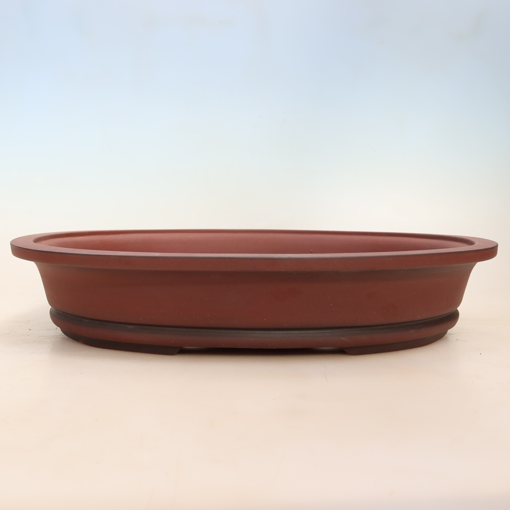 Keramikschale  44 x 35 x 8 cm, Farbe: Ziegelrot – NUR PERSÖNLICHE ABHOLUNG oder Palettenversand