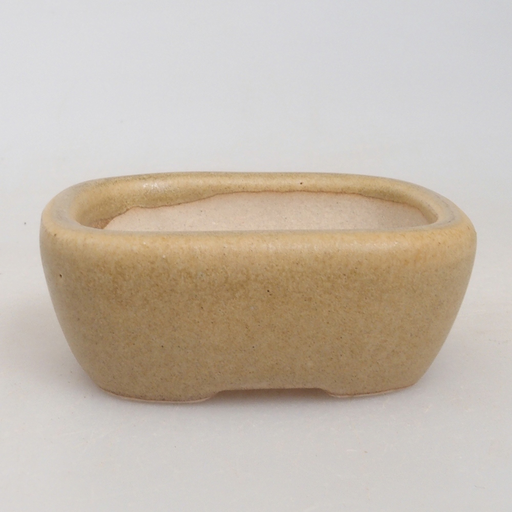 Mini-Bonsaischale 5,5 x 4 x 2 cm, braun