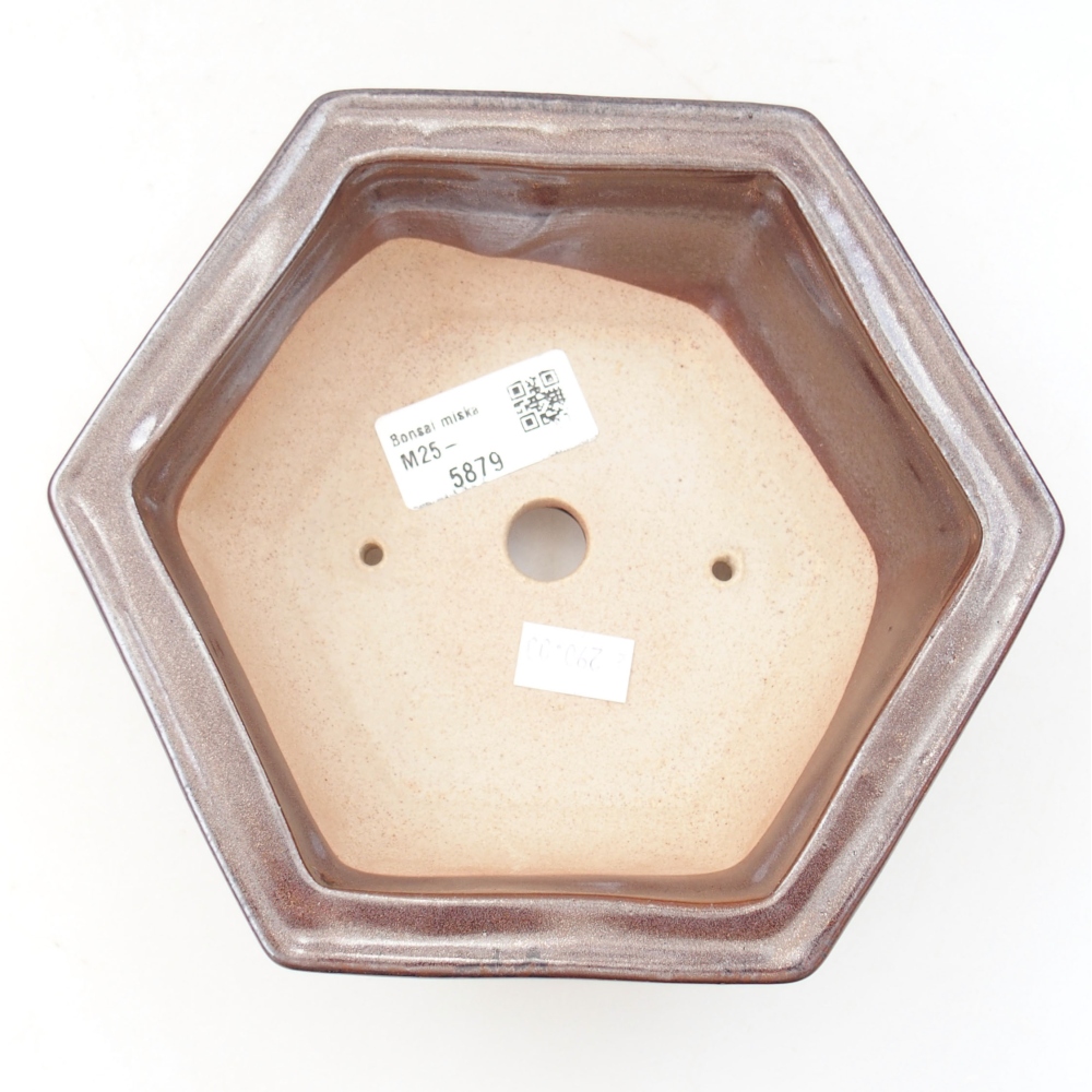 Bonsaischale aus Keramik 15,5 x 12 x 6 cm, Farbe blau