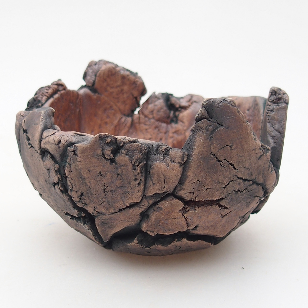 Keramikschale 9 x 9 x 6 cm , Farbe grün