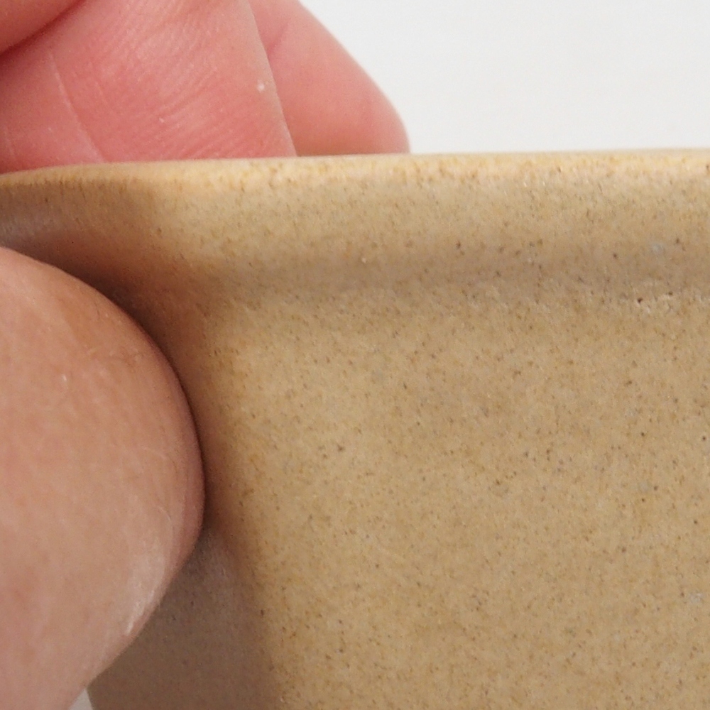 Mini-Bonsaischale 8 x 7 x 4 cm, braun