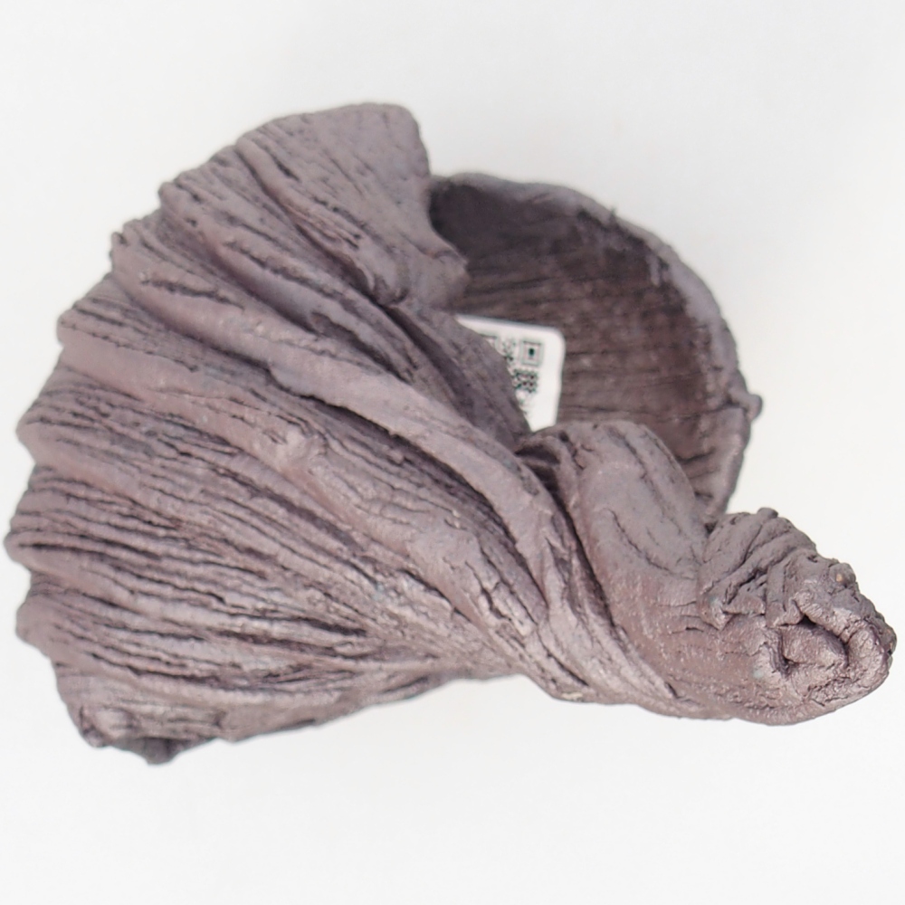 Keramikschale 10 x 8,5 x 12,5 cm , Metallic-Farbe