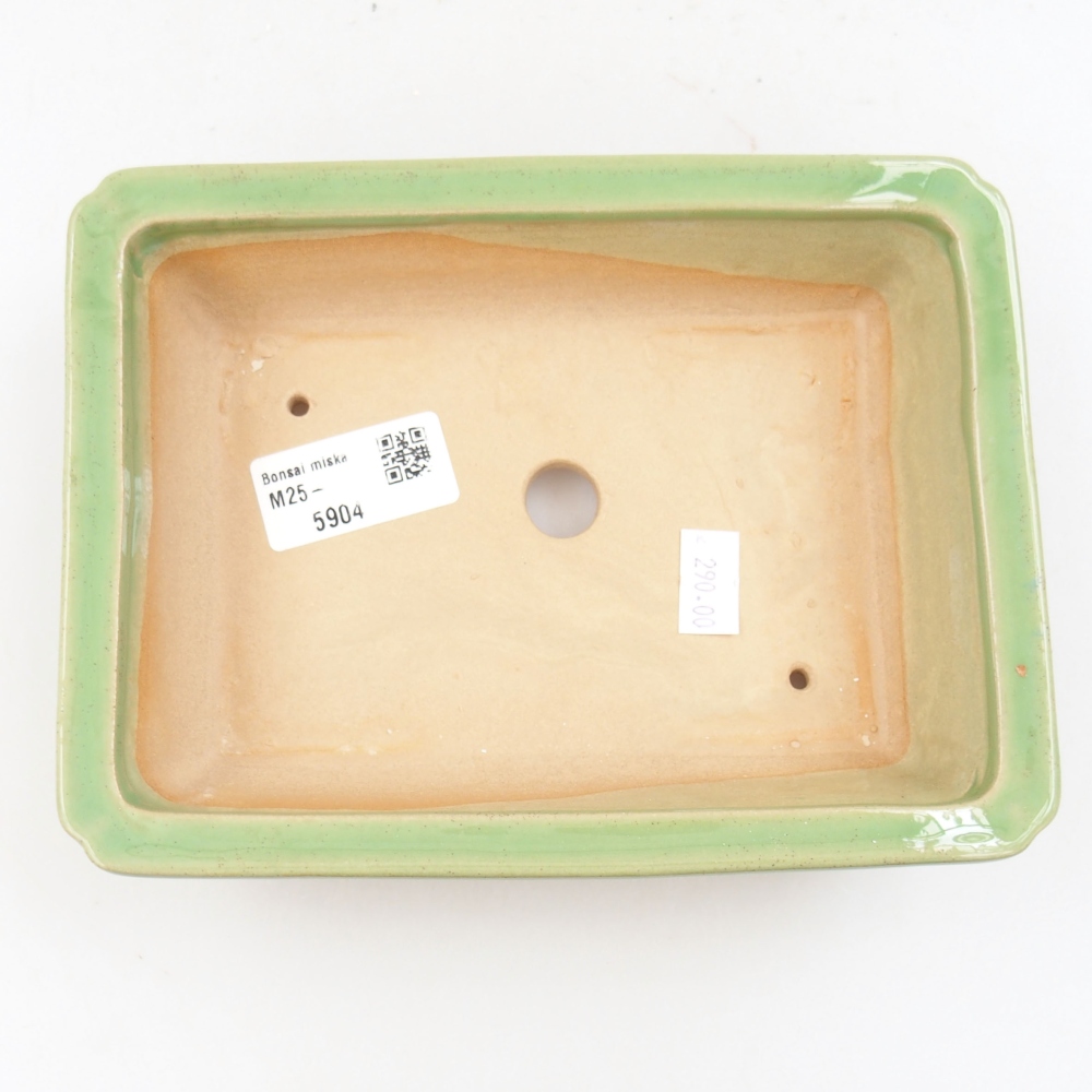 Bonsaischale aus Keramik 15,5 x 12 x 6 cm, Farbe blau