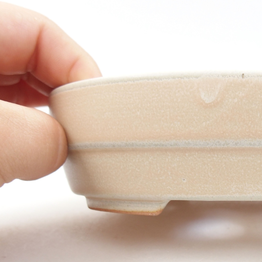 Bonsaischale aus Keramik 15,5 x 12 x 6 cm, Farbe blau