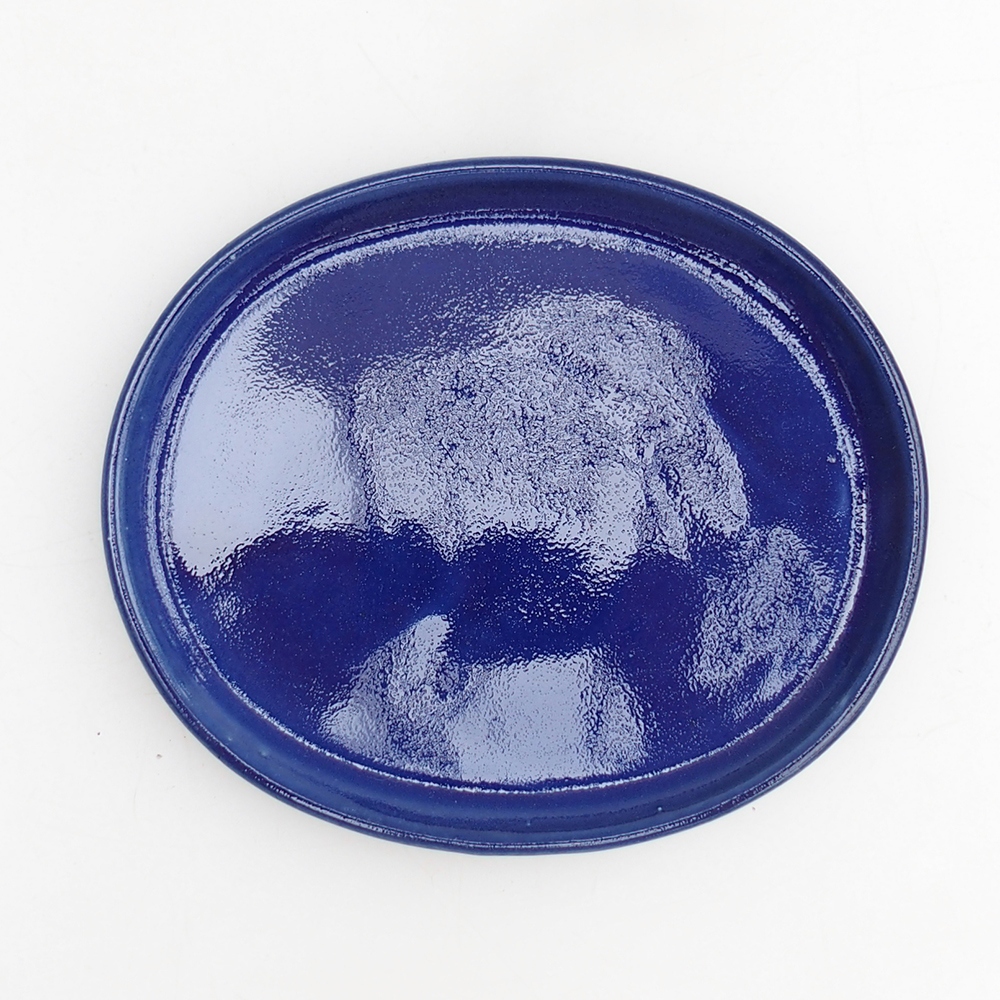 Bonsaischale + Untertasse H11 - 11,5 x 10 x 4 cm - grün