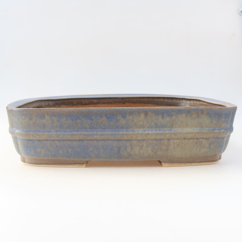 Keramik-Bonsai-Schale 29 x 23 x 7 cm, Farbe: Blau