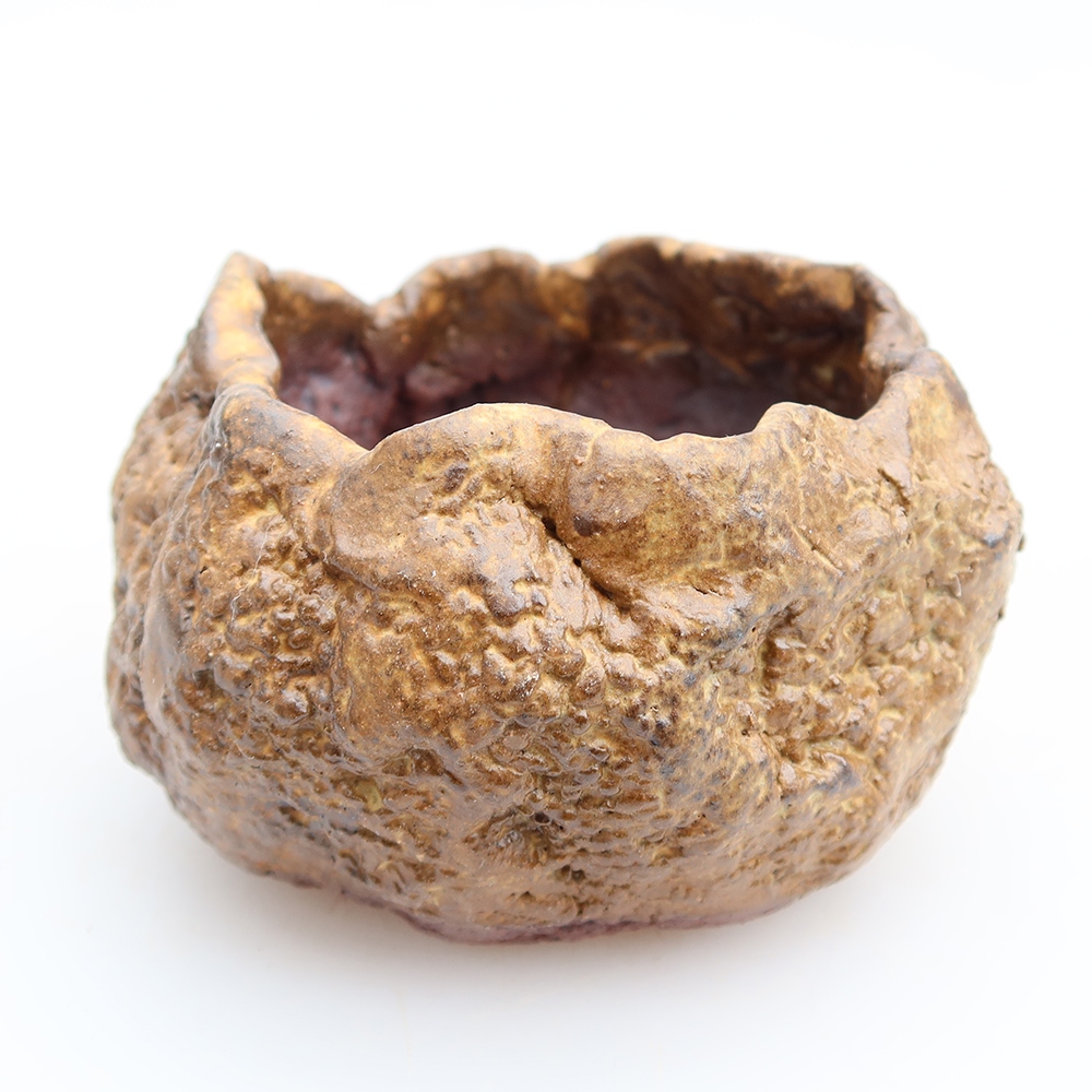 Keramikschale  6,5 x 5 x 6 cm, Farbe: braun