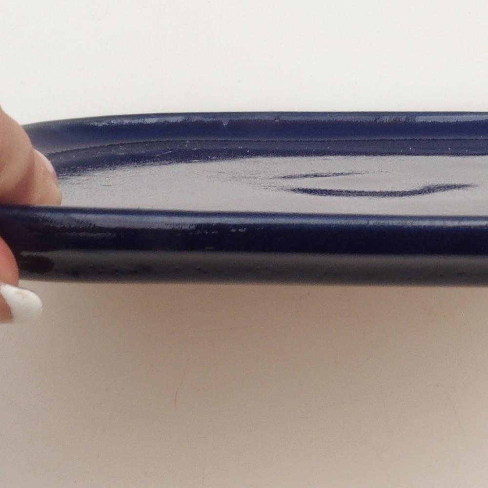 Keramikschale H36 - 17,5 x 15 x 1 cm - blau