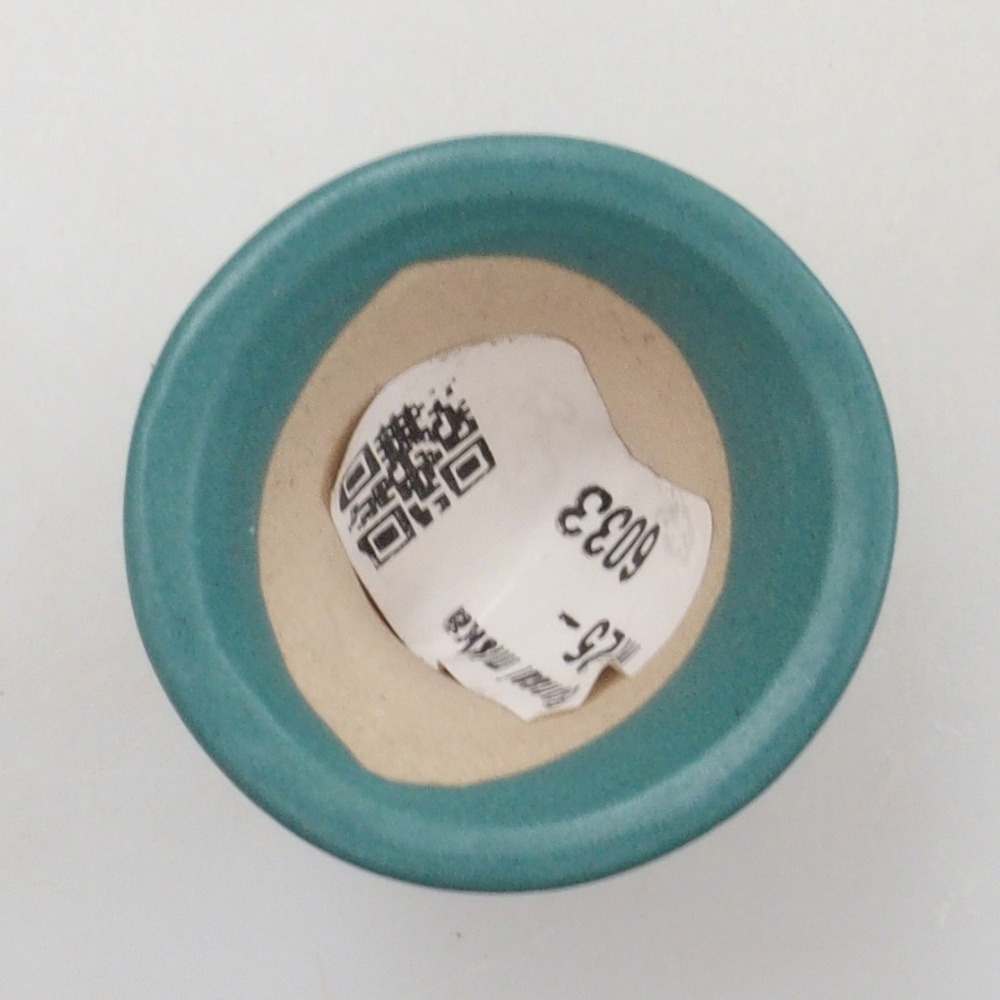 Bonsaischale aus Keramik 6,5 x 5,5 x 4 cm, Farbe blau