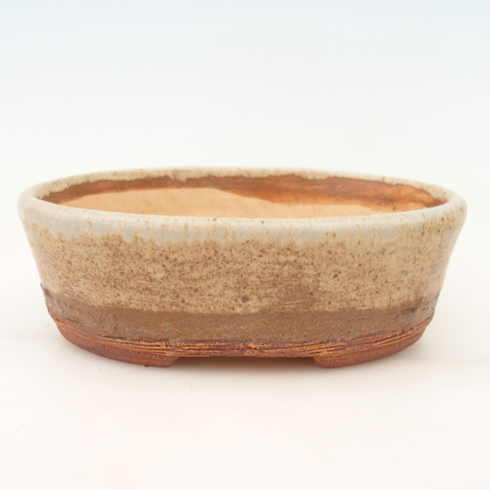 Bonsaischale 20 x 16 x 6,5 cm , Farbe beige