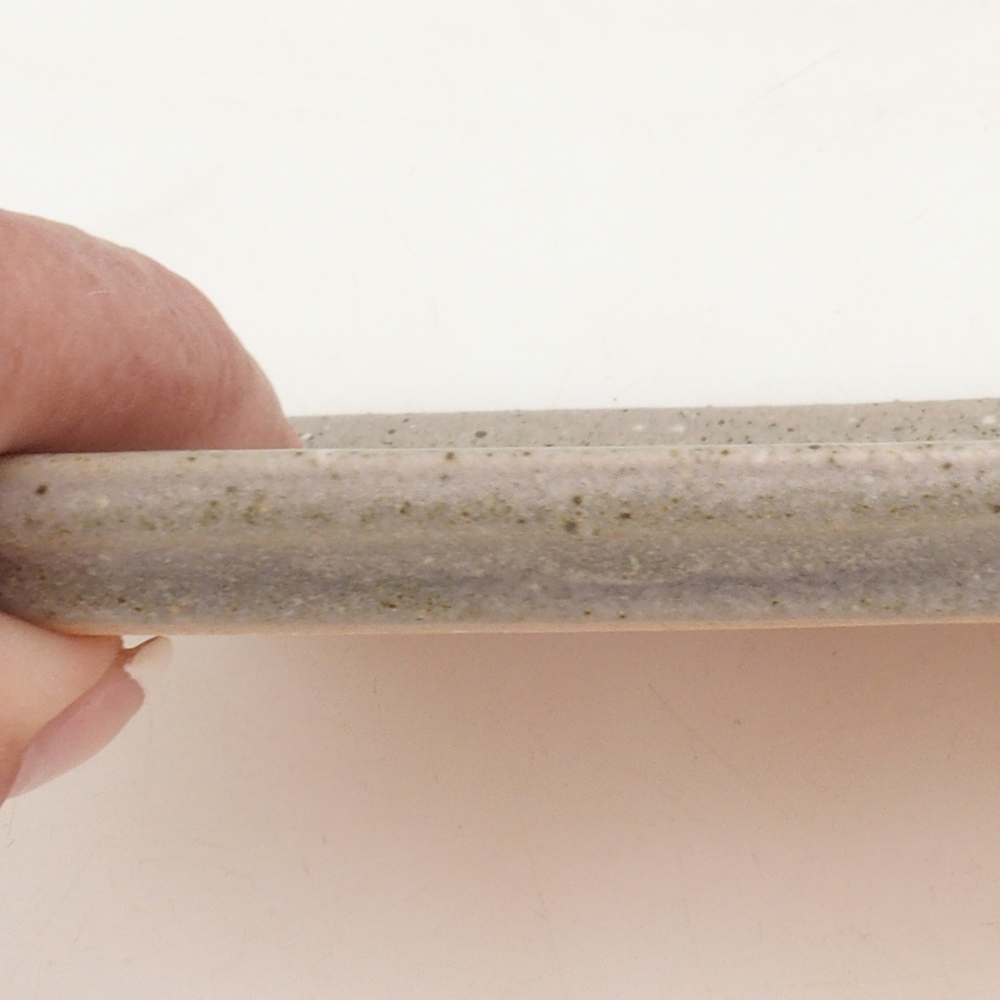 Keramikschale H50 - 18 x 13 x 1 cm - beige