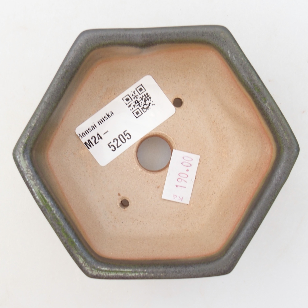 Bonsaischale aus Keramik 10 x 9 x 5 cm, grün