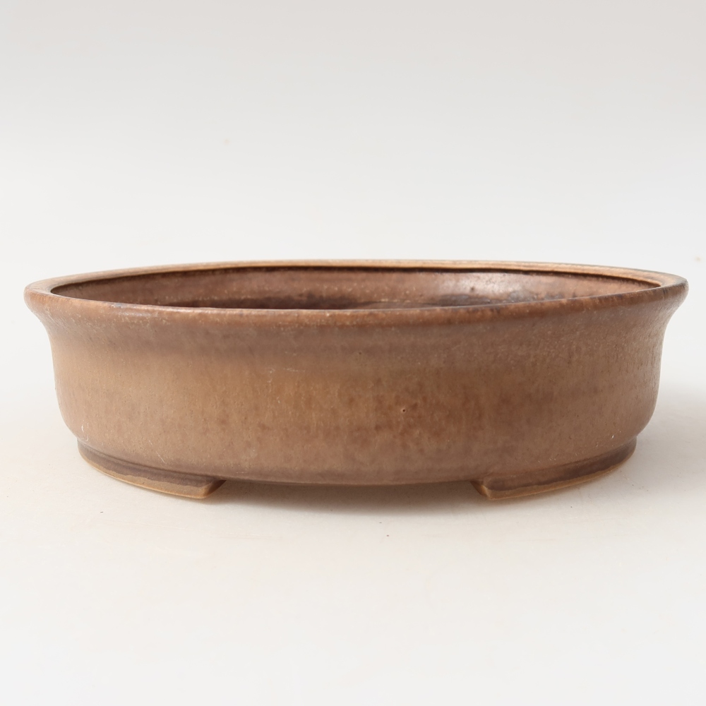 Bonsaischale aus Keramik 17,5 x 16 x 4,5 cm, rosa
