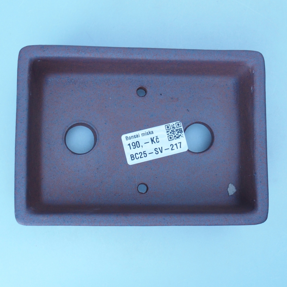 Schale 14,5 x 10,5 x 4 cm braun