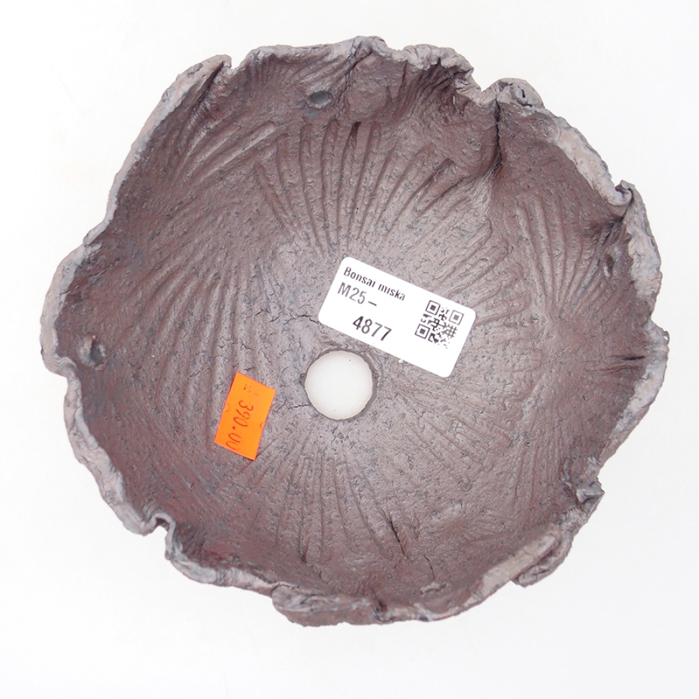 Keramikschale 13,5 x 13 x 7 cm , Metallic-Farbe