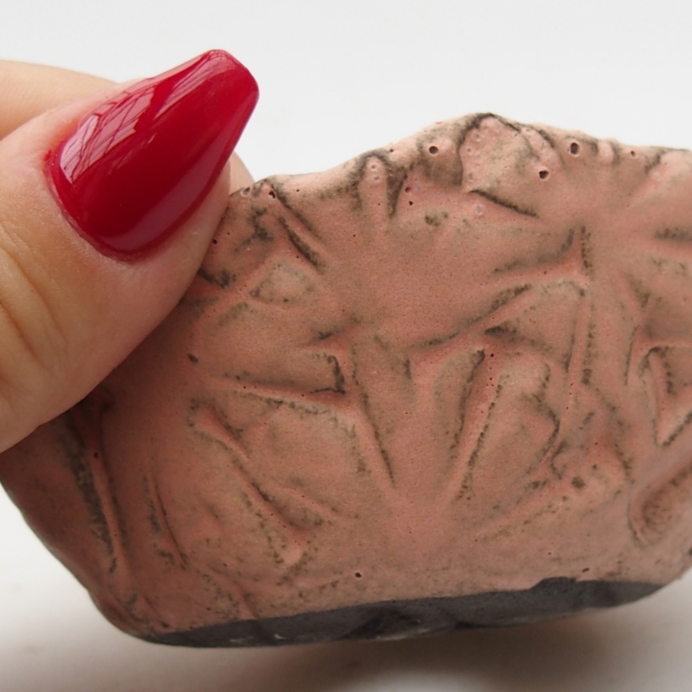 Keramikschale 9 x 8 x 4 cm , Farbe rosa