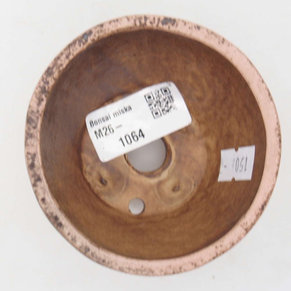 Bonsaischale aus Keramik 8,5 x 8,5 x 5 cm, rosa