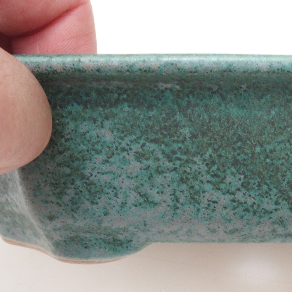 Bonsaischale H17 - 15 x 10 x 4 cm - grün