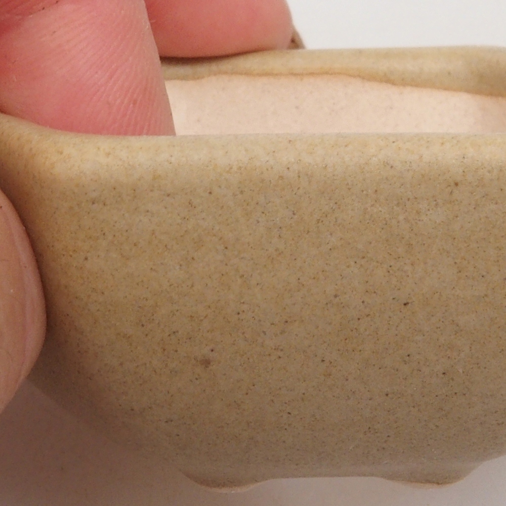 Mini-Bonsaischale 6,5 x 6 x 2,5 cm, braun