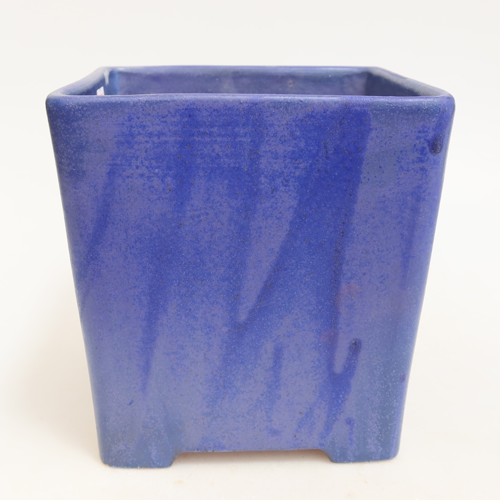 Keramik-Bonsai-Schale 13 x 13 x 13,5 cm, Farbe: Blau