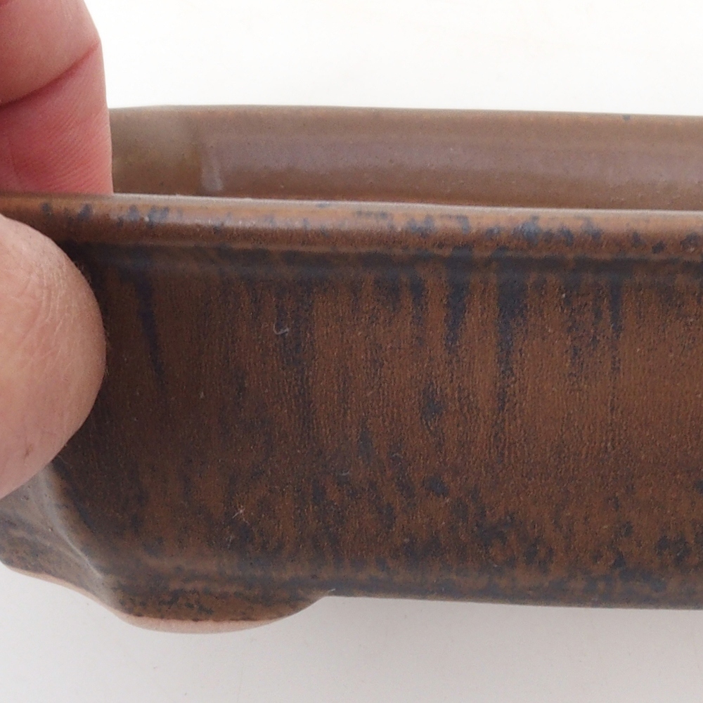 Bonsaischale H03 - 16,5 x 12 x 4,5 cm - braun