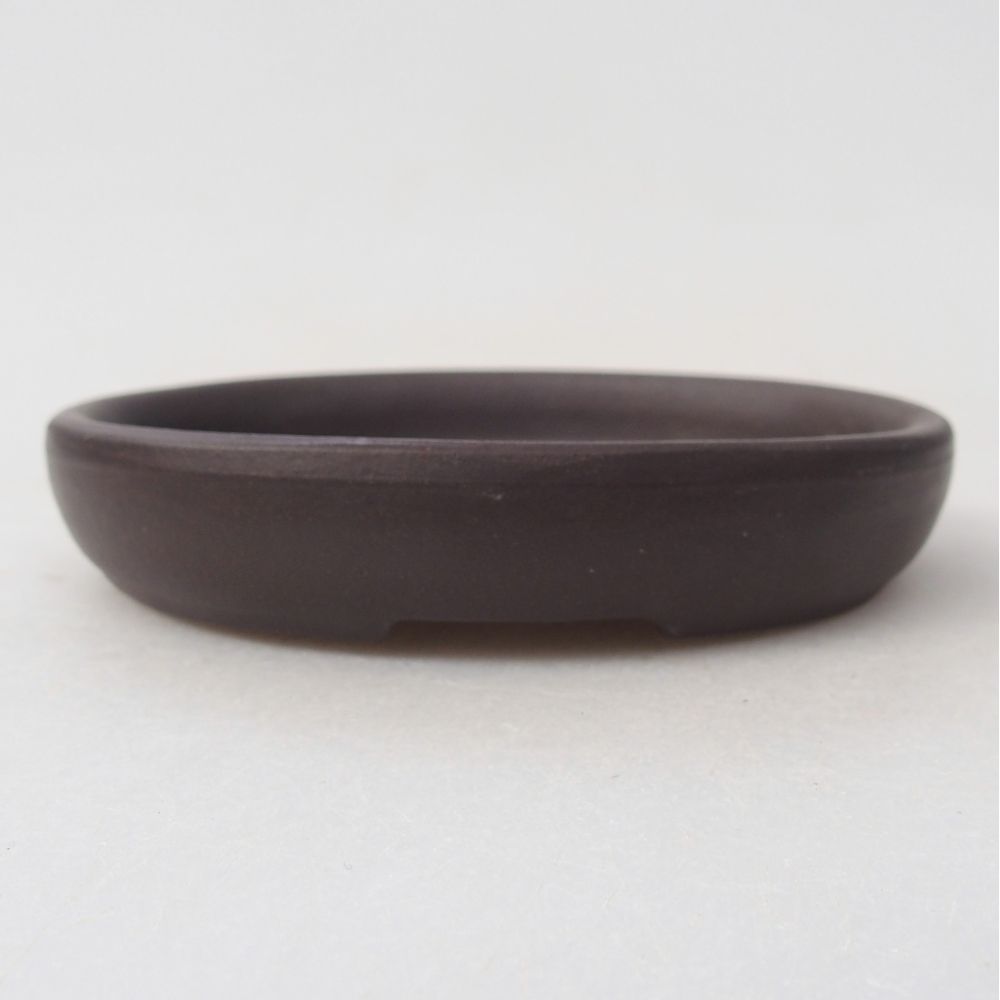 Mini-Bonsaischale 9 x 7,5 x 2 cm, braun