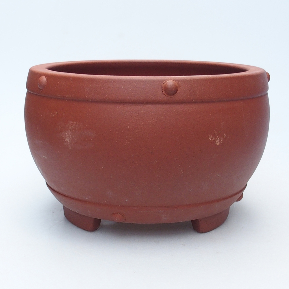 Schale 19 x 19 x 11,5 cm ziegelfarben