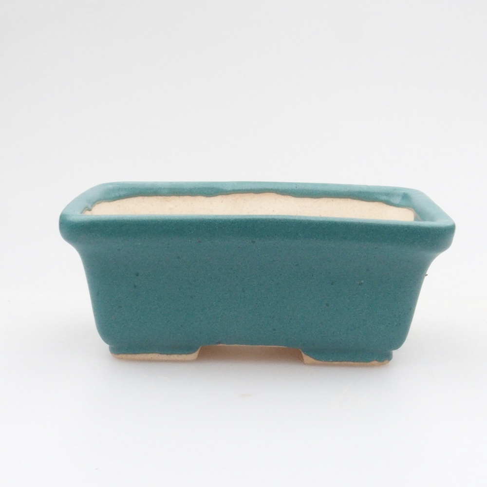 Bonsaischale aus Keramik 6,5 x 5,5 x 4 cm, Farbe blau