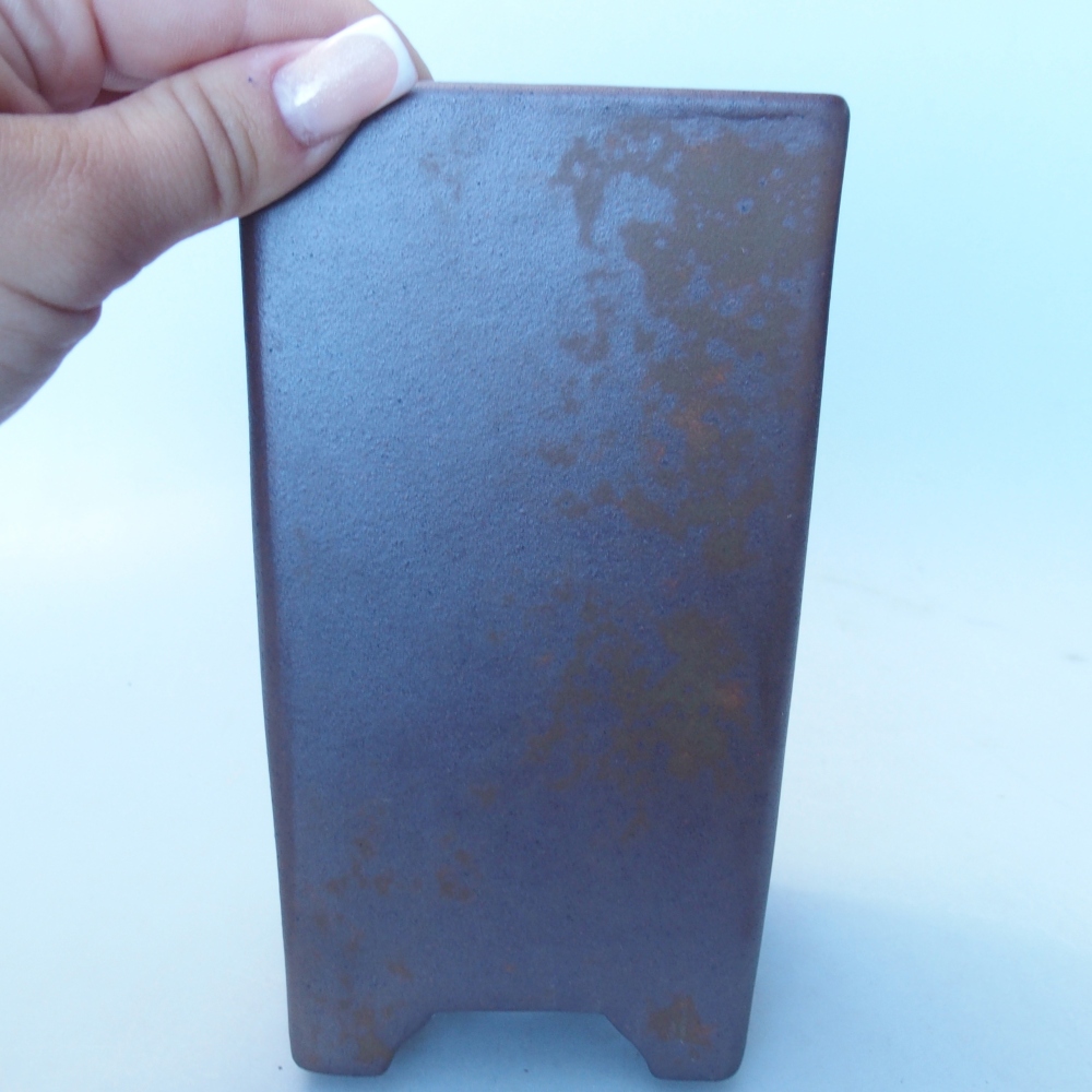 Schale 9 x 9 x 16,5 cm braun
