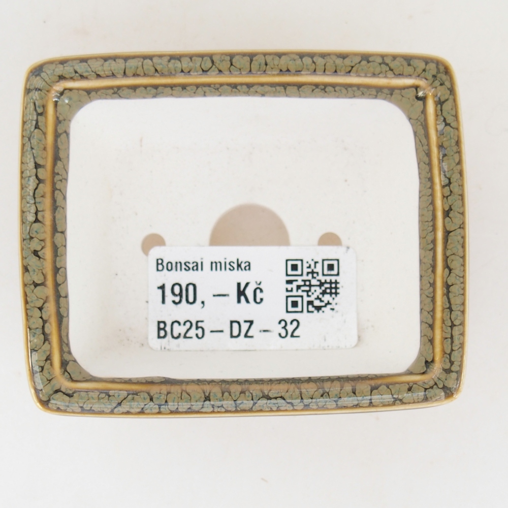 Mini-Bonsaischale 7,5 x 6 x 3 cm, grün