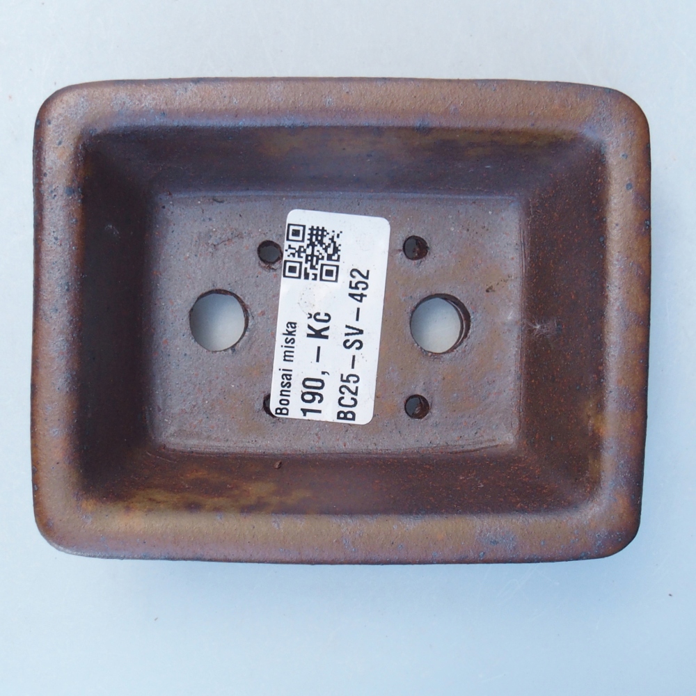 Schale 10,5 x 8 x 4 cm braun