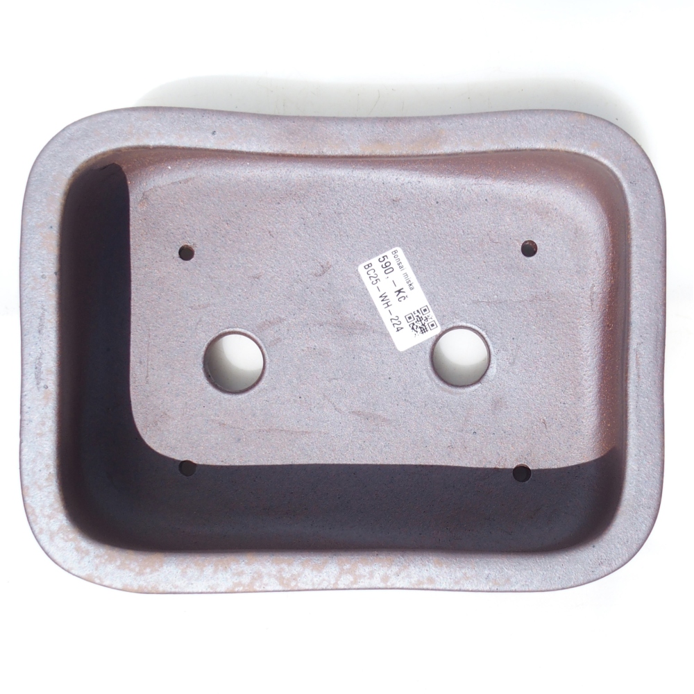 Schale 23,5 x 17 x 8,5 cm braun