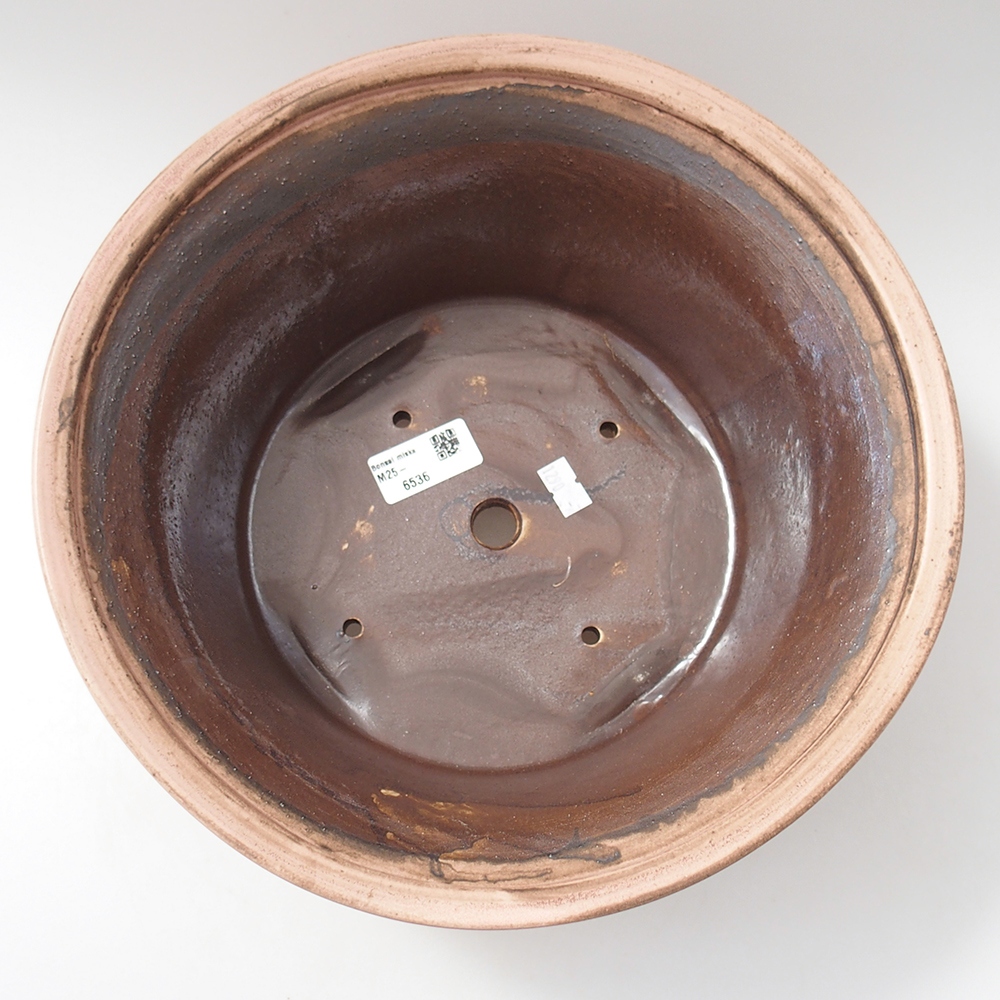 Bonsaischale aus Keramik 29 x 29 x 12 cm, rosa