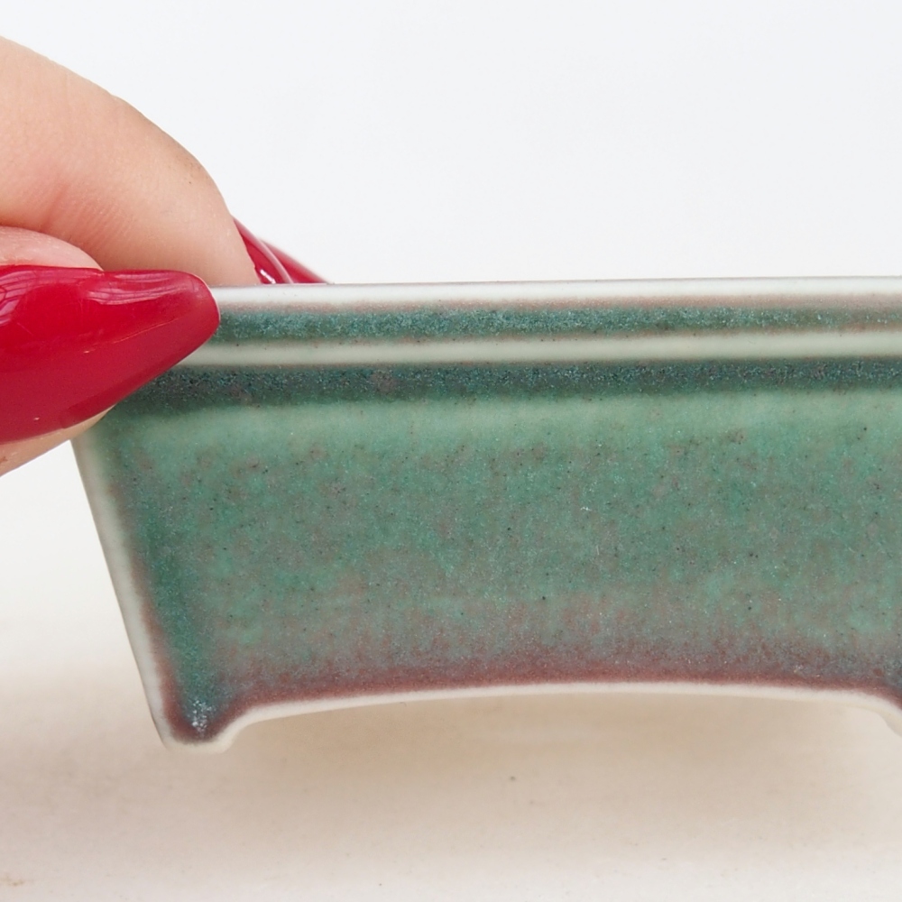 Mini-Bonsaischale 7,5 x 6 x 3 cm, grün