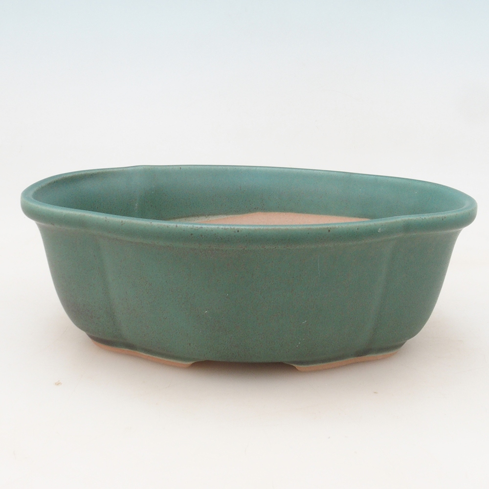 Bonsaischale + Untertasse H75 - grün