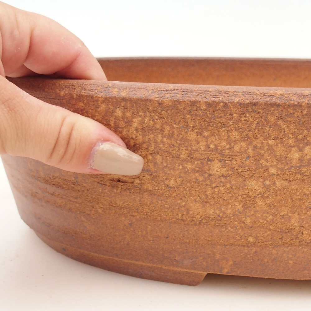 Bonsaischale 32 x 25 x 8,5 cm , Farbe braun