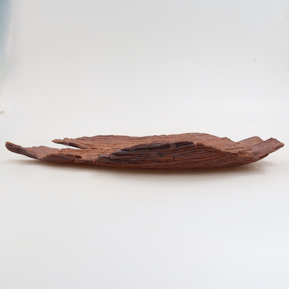 Keramikschale  30,5 x 18 x 3,5 cm, Farbe: braun