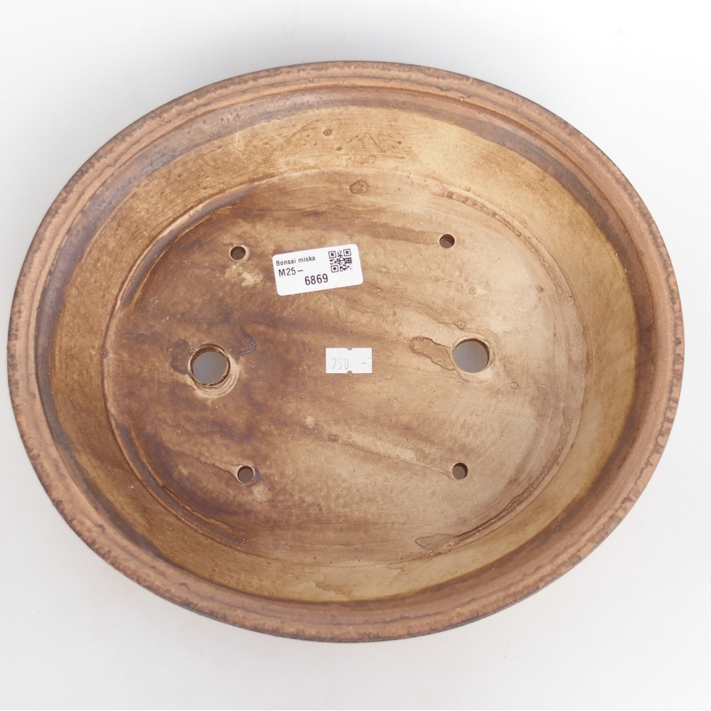 Bonsaischale aus Keramik 28 x 25 x 6 cm, rosa